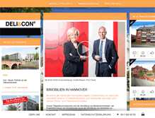 Tablet Screenshot of delicon.com